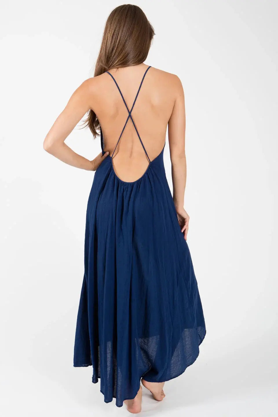 SEYCHELLES CROSS BACK MAXI DRESS - BeachLife Concept
