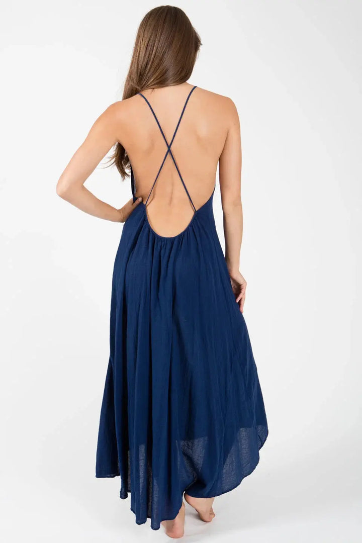 SEYCHELLES CROSS BACK MAXI DRESS - BeachLife Concept