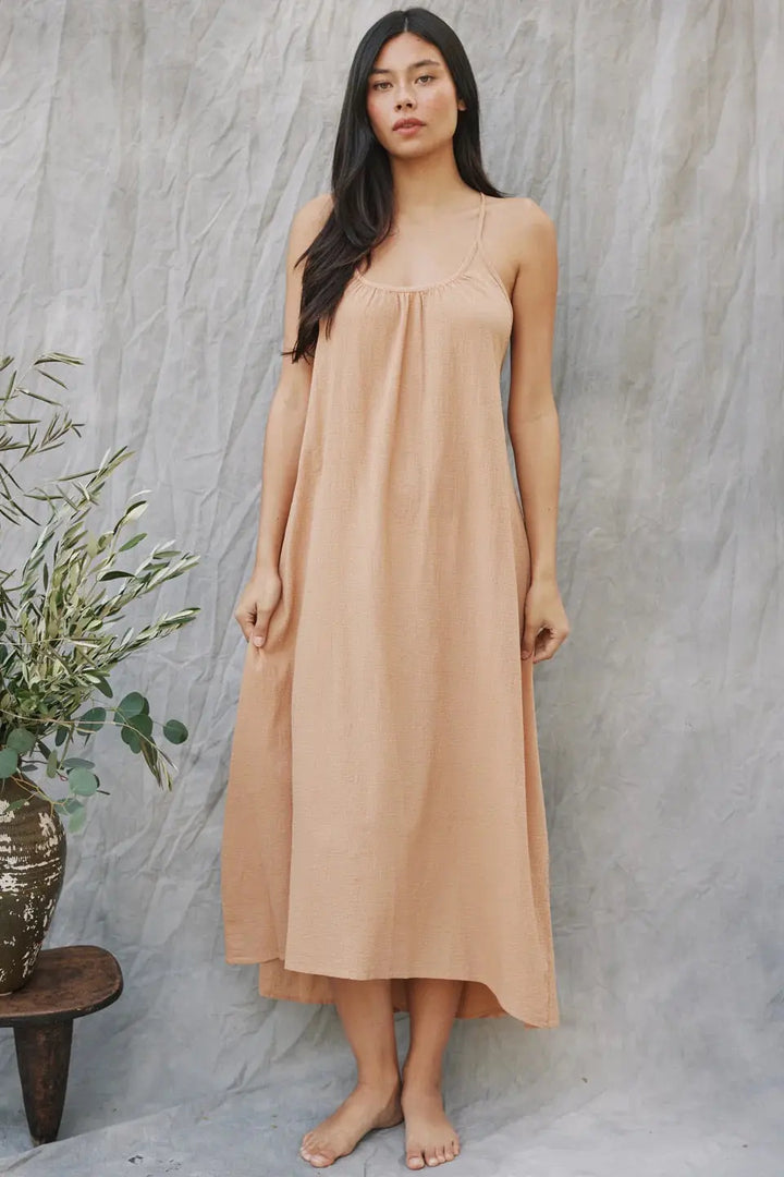 SEYCHELLES CROSS BACK MAXI DRESS - BeachLife Concept