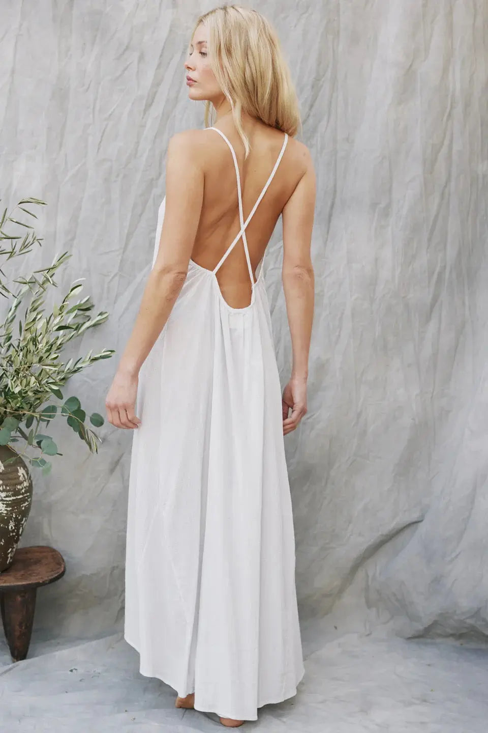 SEYCHELLES CROSS BACK MAXI DRESS - BeachLife Concept