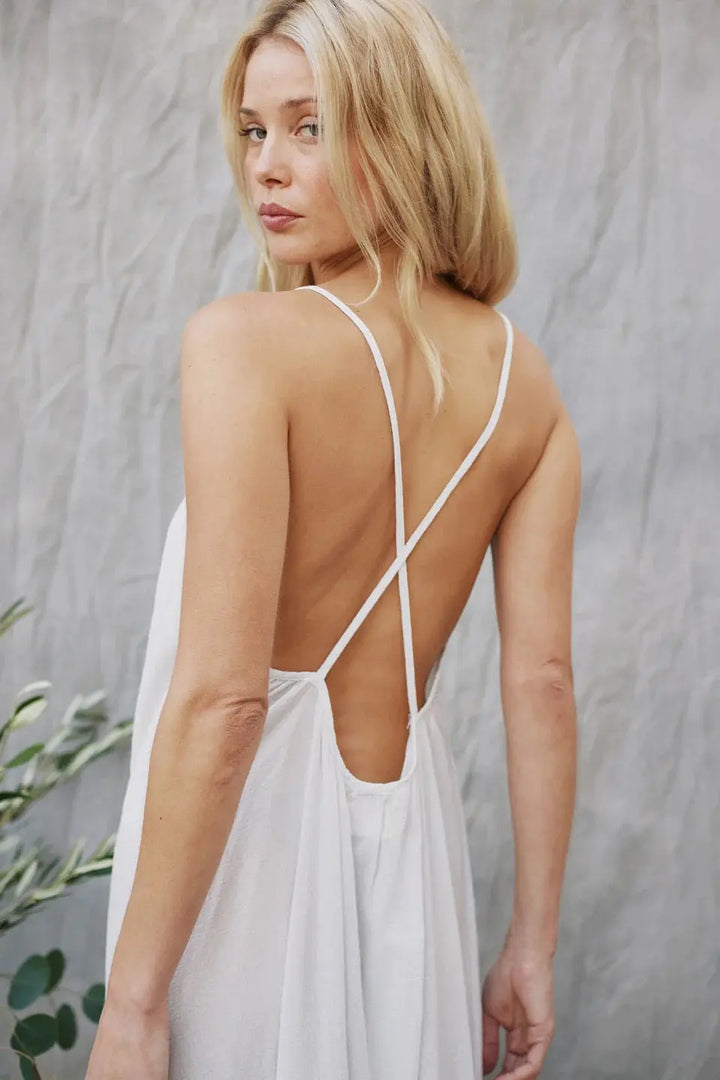 SEYCHELLES CROSS BACK MAXI DRESS - BeachLife Concept