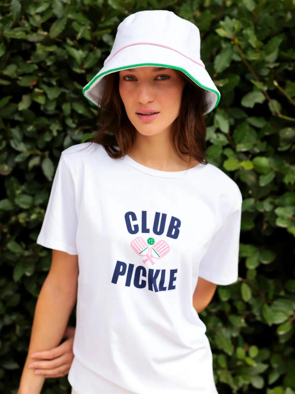 SHIRALEAH CABANA BUCKET HAT WHITE - BeachLife Concept