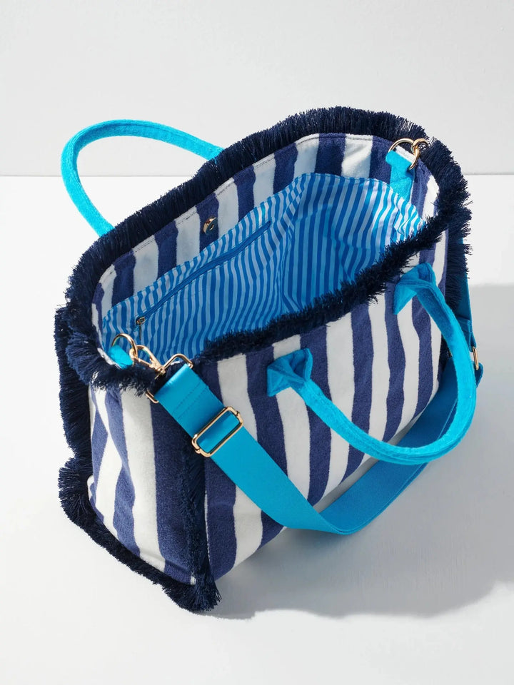 SHIRALEAH CABANA STRIPE TOTE - BeachLife Concept