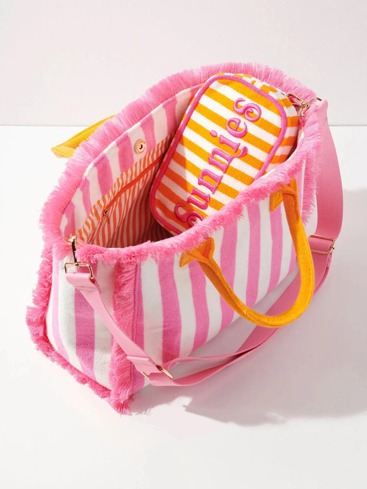 SHIRALEAH CABANA STRIPE TOTE - BeachLife Concept