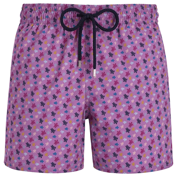 SHORT DE BAIN STRETCH MOORISE MICRO RONDE DES TORTUES RAINBOW BeachLife Concept