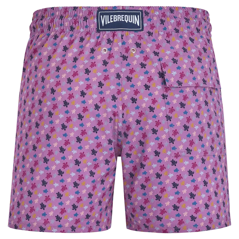 SHORT DE BAIN STRETCH MOORISE MICRO RONDE DES TORTUES RAINBOW BeachLife Concept