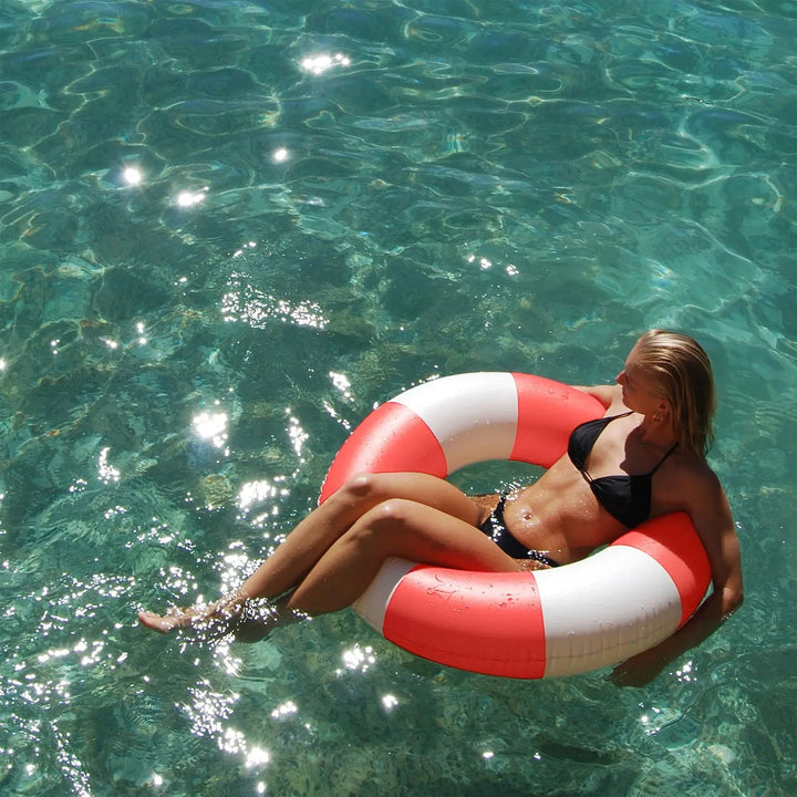 SLIM TUBE POOL RING POOL PARTY TOMATO SUNNYLIFE