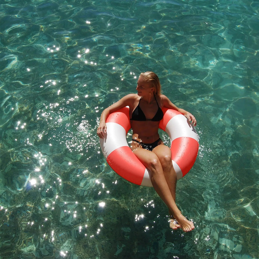 SLIM TUBE POOL RING POOL PARTY TOMATO SUNNYLIFE