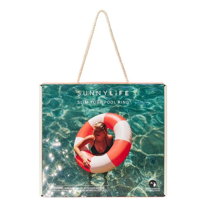 SLIM TUBE POOL RING POOL PARTY TOMATO SUNNYLIFE