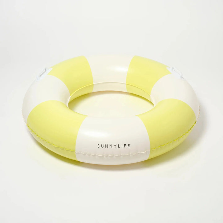 SLIM TUBE POOL RING TIDES OUT CITRUS STRIPE - BeachLife Concept