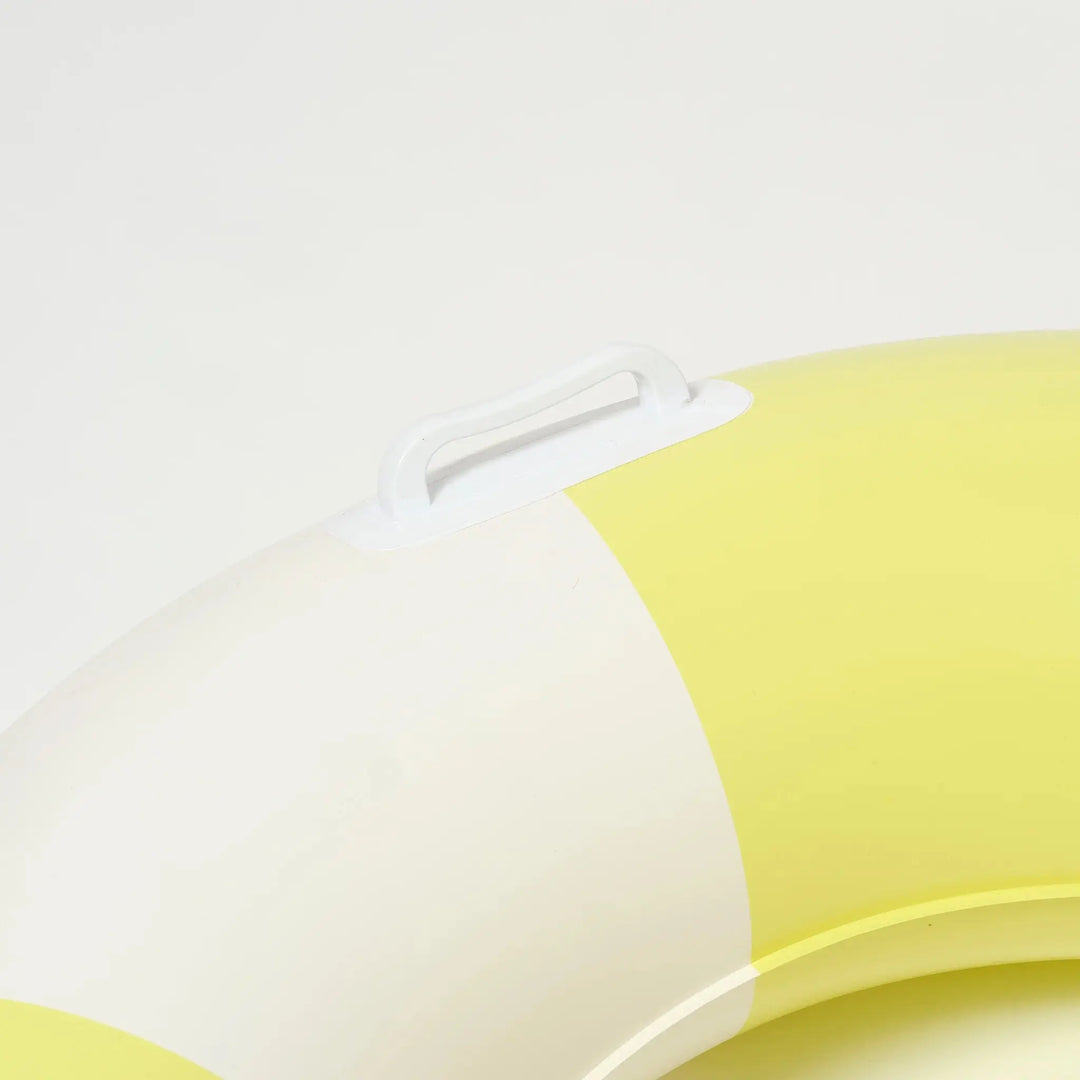 SLIM TUBE POOL RING TIDES OUT CITRUS STRIPE - BeachLife Concept