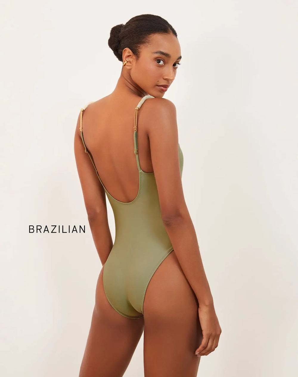 SOLID BROOKE LI 1PC BR OLIVE BeachLife Concept
