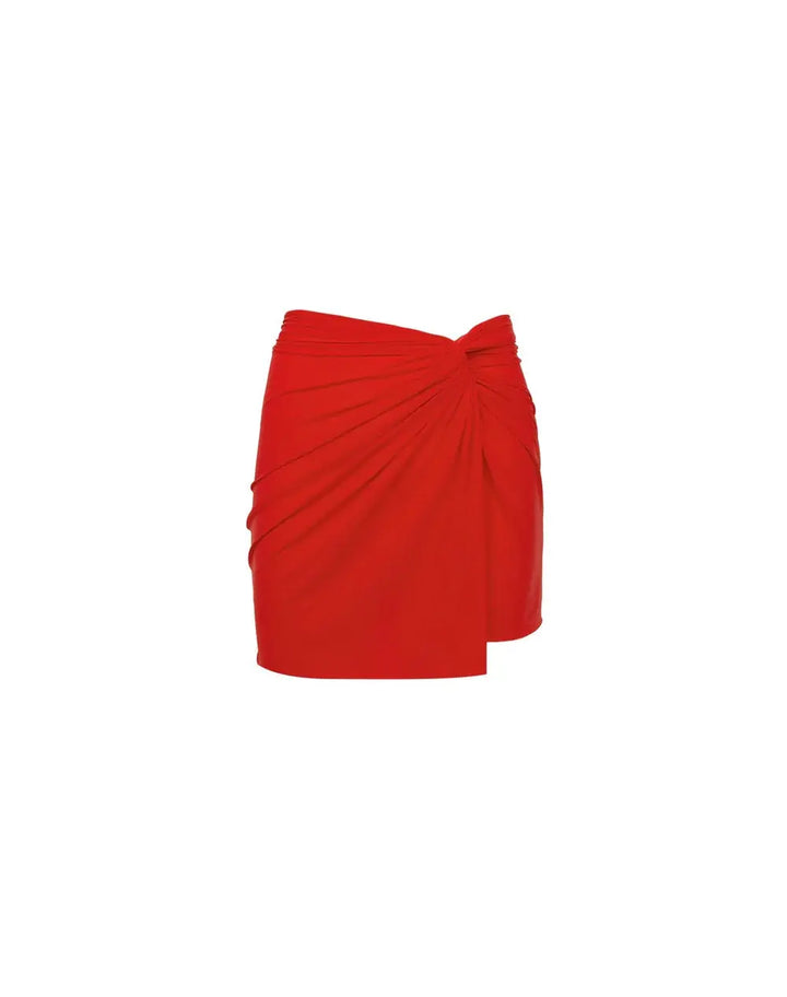 SOLID KAREN MINI SKIRT RED - BeachLife Concept