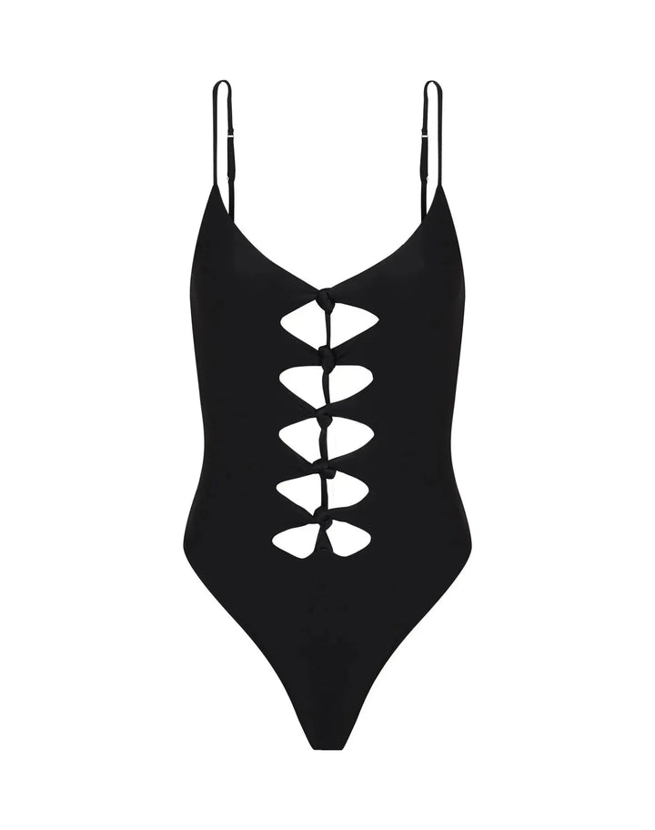 SOLID MEGAN 1PC BR BLACK BeachLife Concept