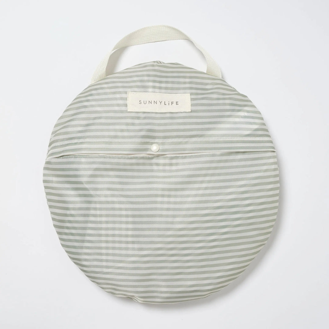 SOLO SUN SHADER - LA PALMA SAGE STRIPE - BeachLife Concept