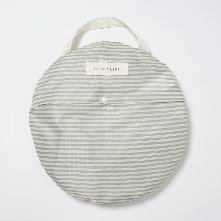 SOLO SUN SHADER - LA PALMA SAGE STRIPE - BeachLife Concept