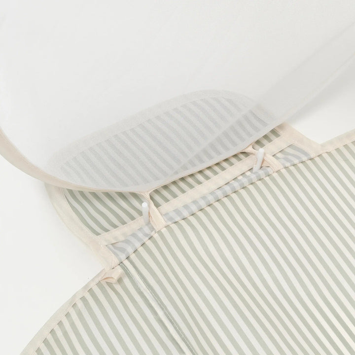 SOLO SUN SHADER - LA PALMA SAGE STRIPE - BeachLife Concept