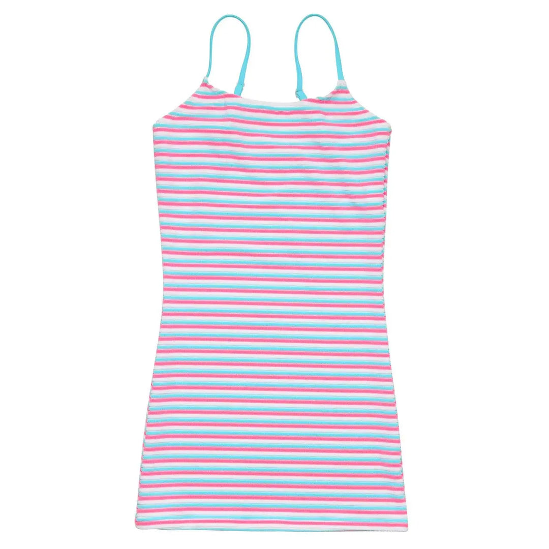 SORBET STRIPE TEEN CAMI DRESS SNAPPER ROCK