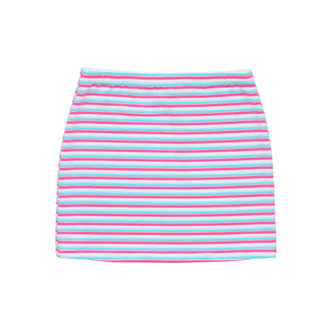 SORBET STRIPE TEEN MINI SKIRT SNAPPER ROCK