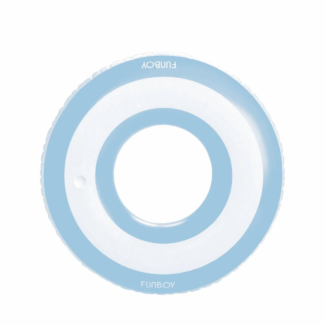 STRIPE TUBE POOL FLOAT BLUE & WHITE - BeachLife Concept