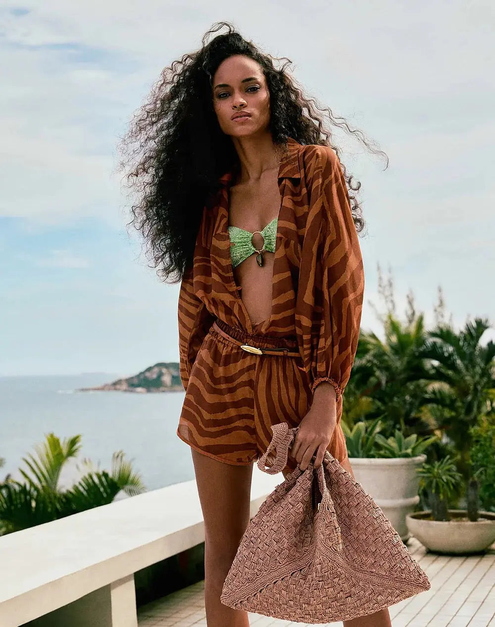 SUNDOWN MORI LONG SLEEVE BLOUSE BeachLife Concept