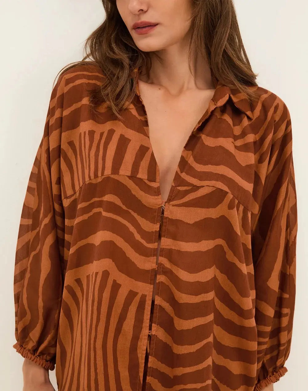 SUNDOWN MORI LONG SLEEVE BLOUSE BeachLife Concept