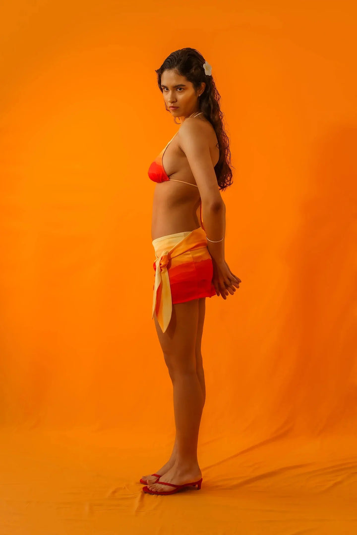 SUNSET SATIN JUPE BeachLife Concept