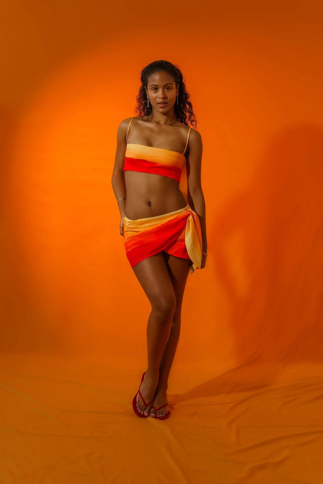 SUNSET SATIN TOP - BeachLife Concept