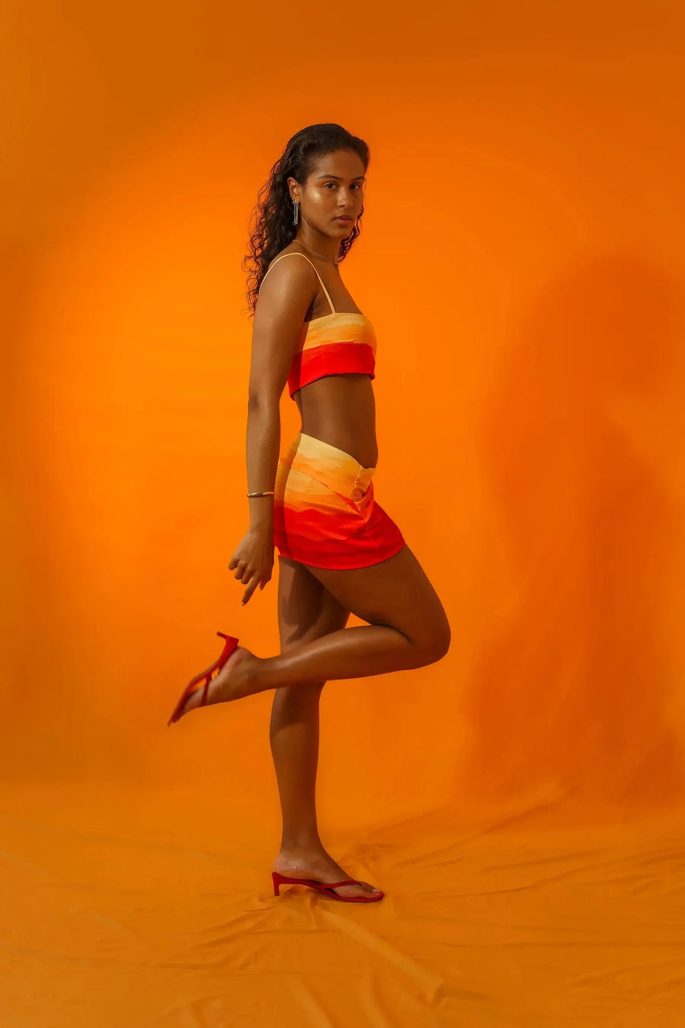 SUNSET SATIN TOP - BeachLife Concept