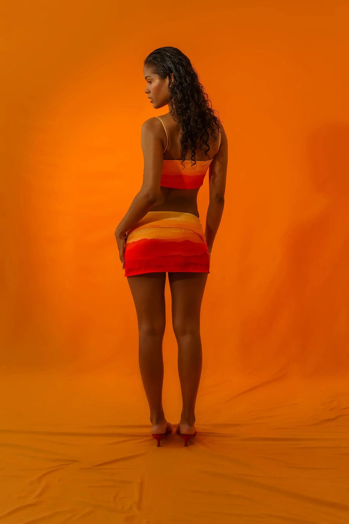 SUNSET SATIN TOP - BeachLife Concept