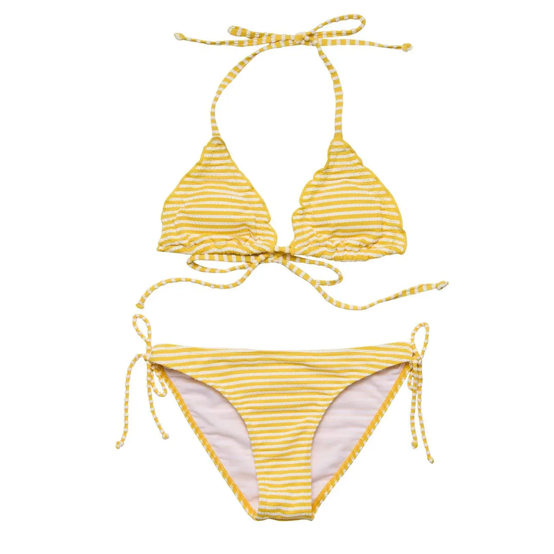 SUNSHINE STRIPE TEEN TRIANGLE BIKINI SNAPPER ROCK