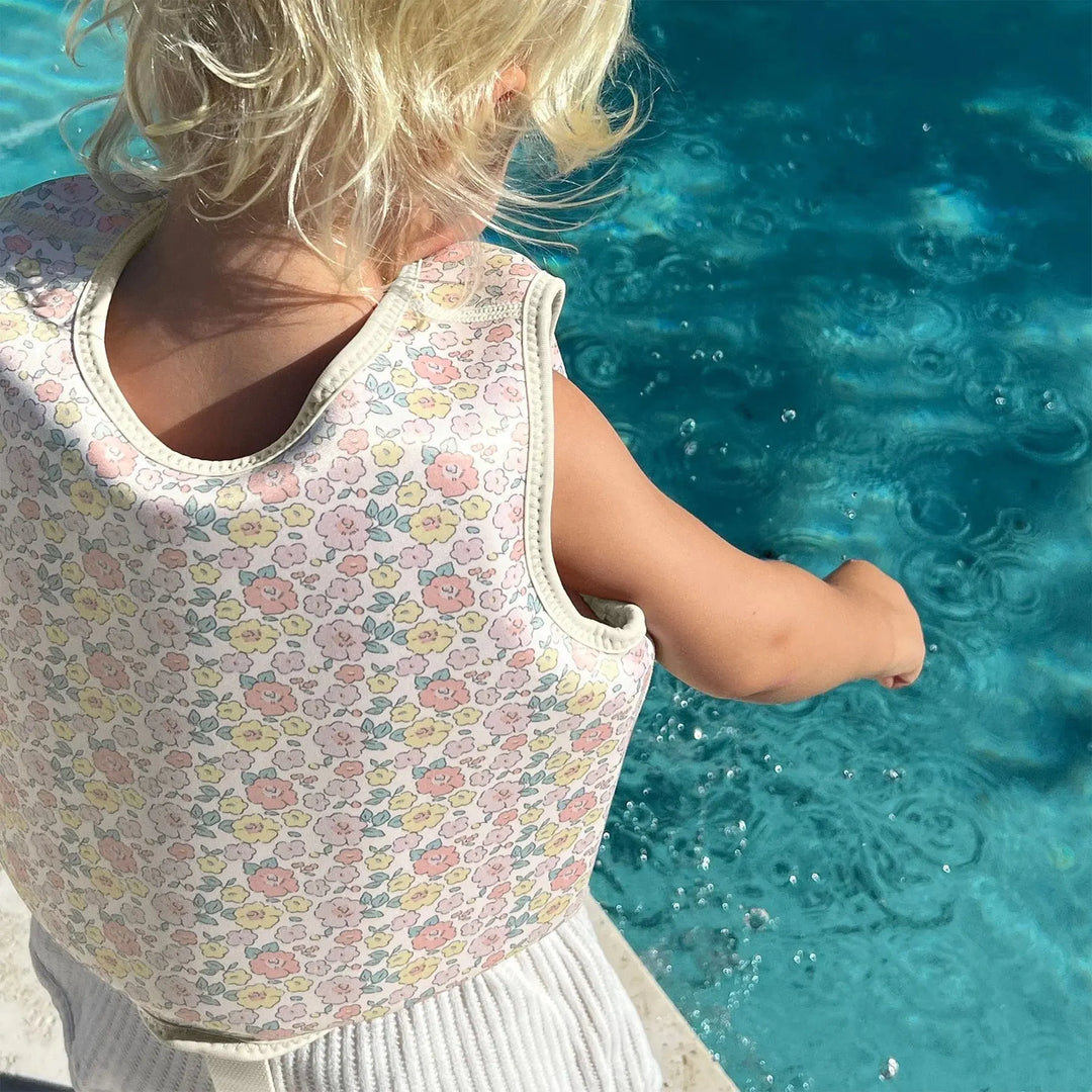 SWIM VEST 1-2 INTO THE GARDEN DITSY FLORAL SUNNYLIFE