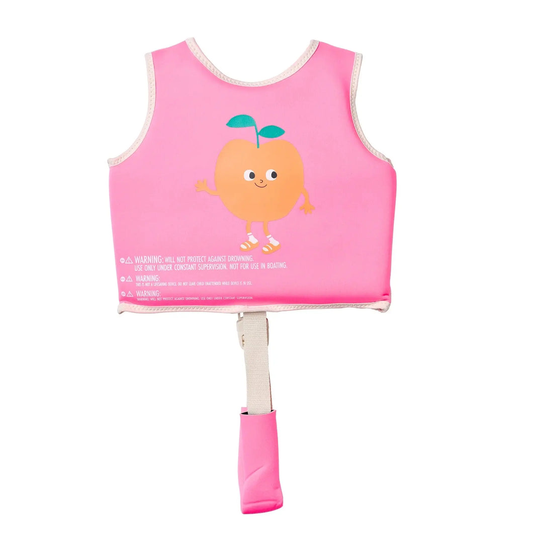 SWIM VEST 1-2 POPPY THE PEACH NEON PINK SUNNYLIFE