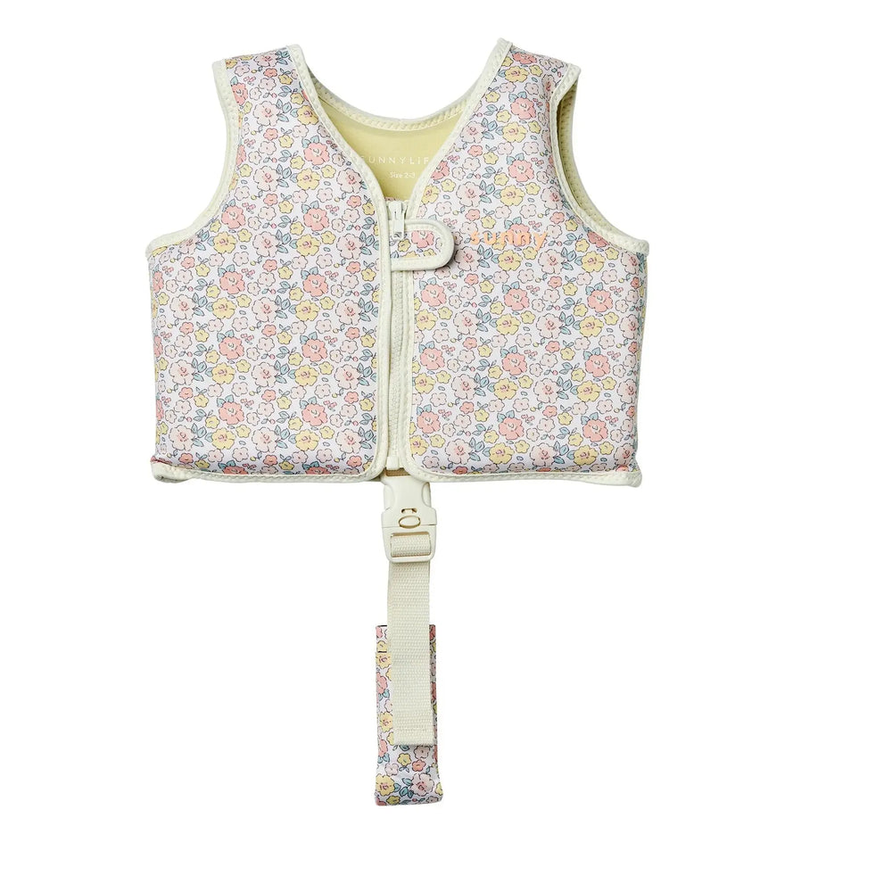 SWIM VEST 2-3 INTO THE GARDEN DITSY FLORAL SUNNYLIFE