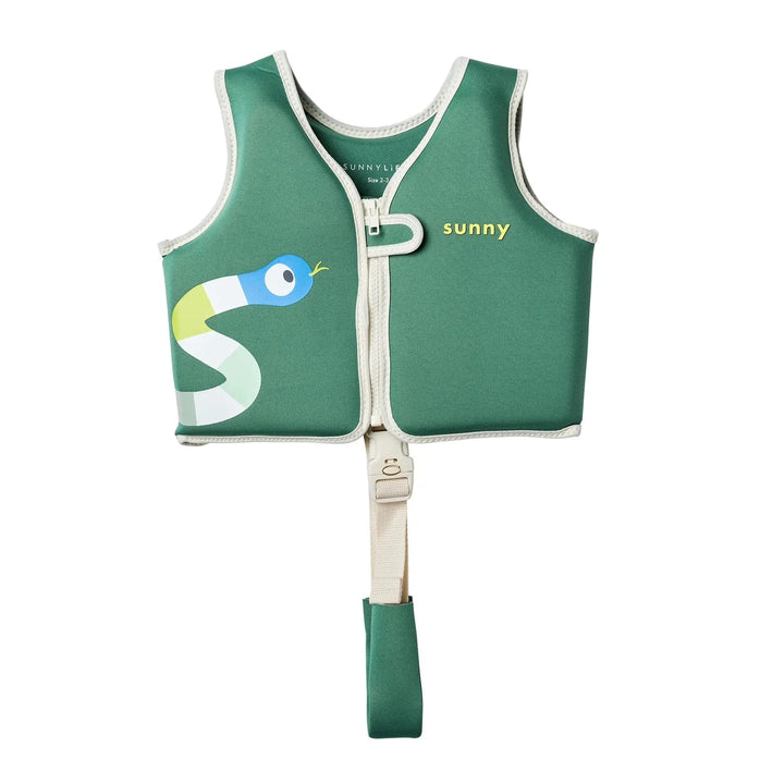 SWIM VEST 2-3 INTO THE JUNGLE GREEN SUNNYLIFE