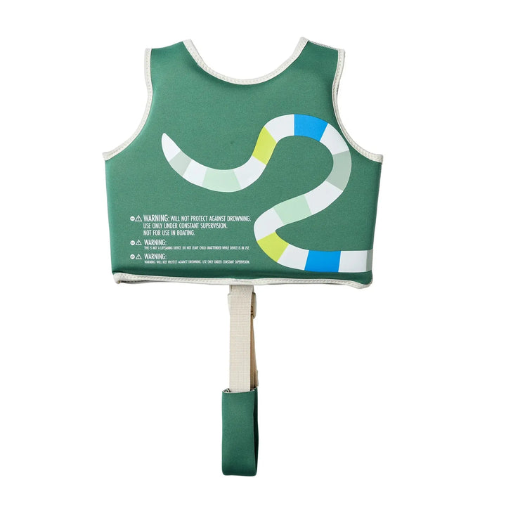 SWIM VEST 2-3 INTO THE JUNGLE GREEN SUNNYLIFE
