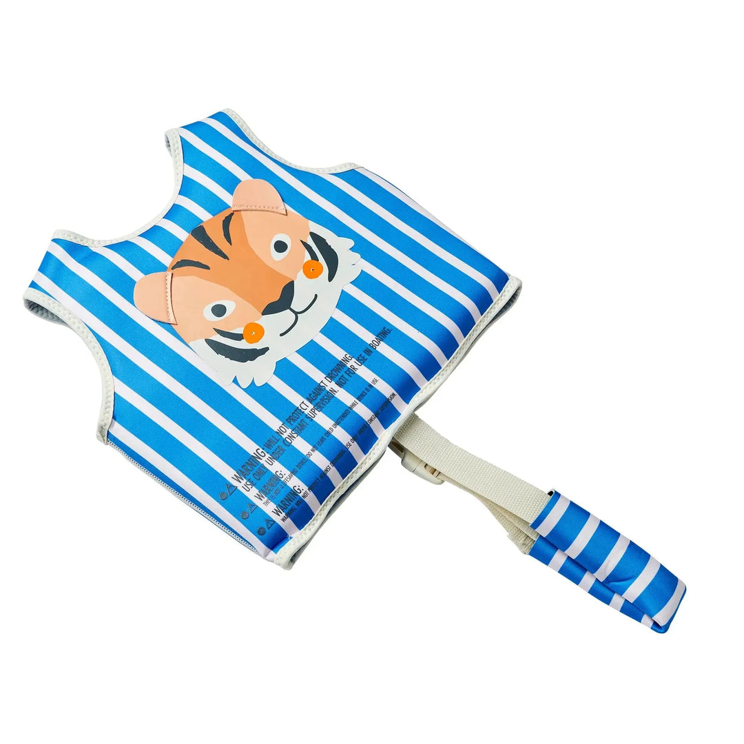 SWIM VEST 2-3 TINO THE TIGER BLUE SUNNYLIFE