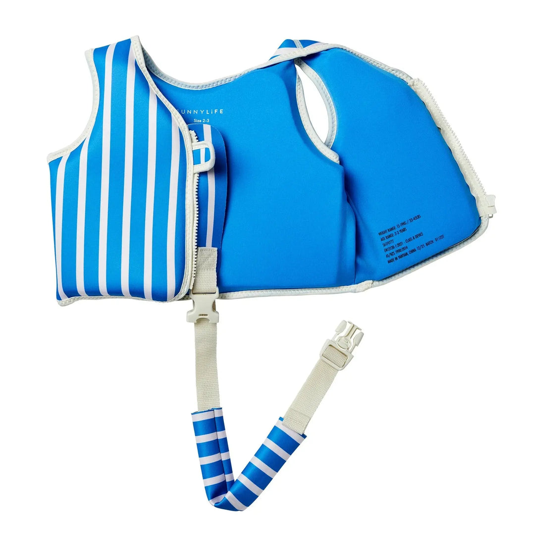 SWIM VEST 2-3 TINO THE TIGER BLUE SUNNYLIFE