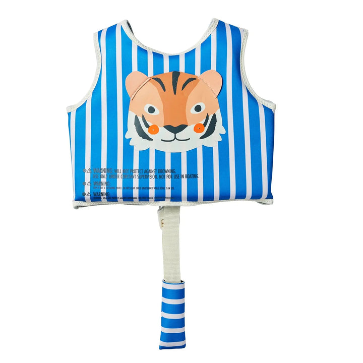 SWIM VEST 2-3 TINO THE TIGER BLUE SUNNYLIFE