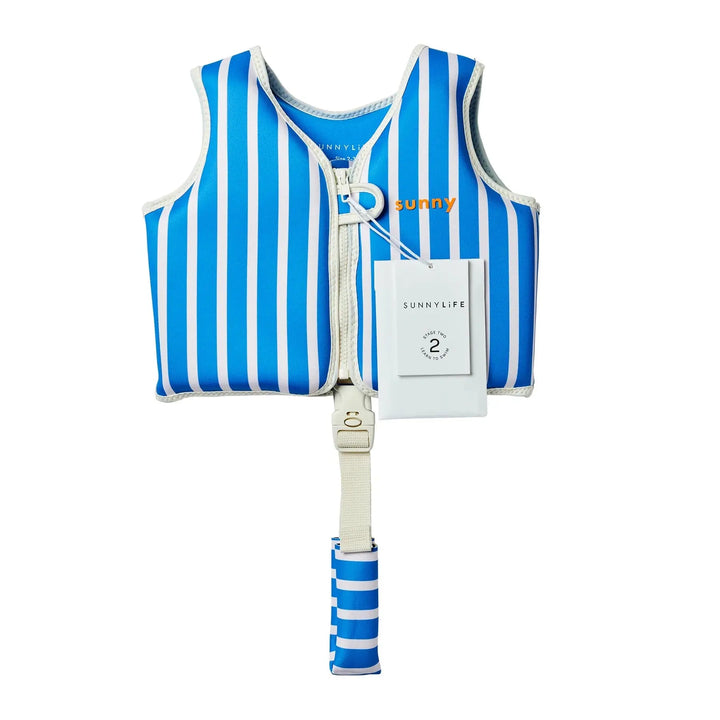 SWIM VEST 2-3 TINO THE TIGER BLUE SUNNYLIFE