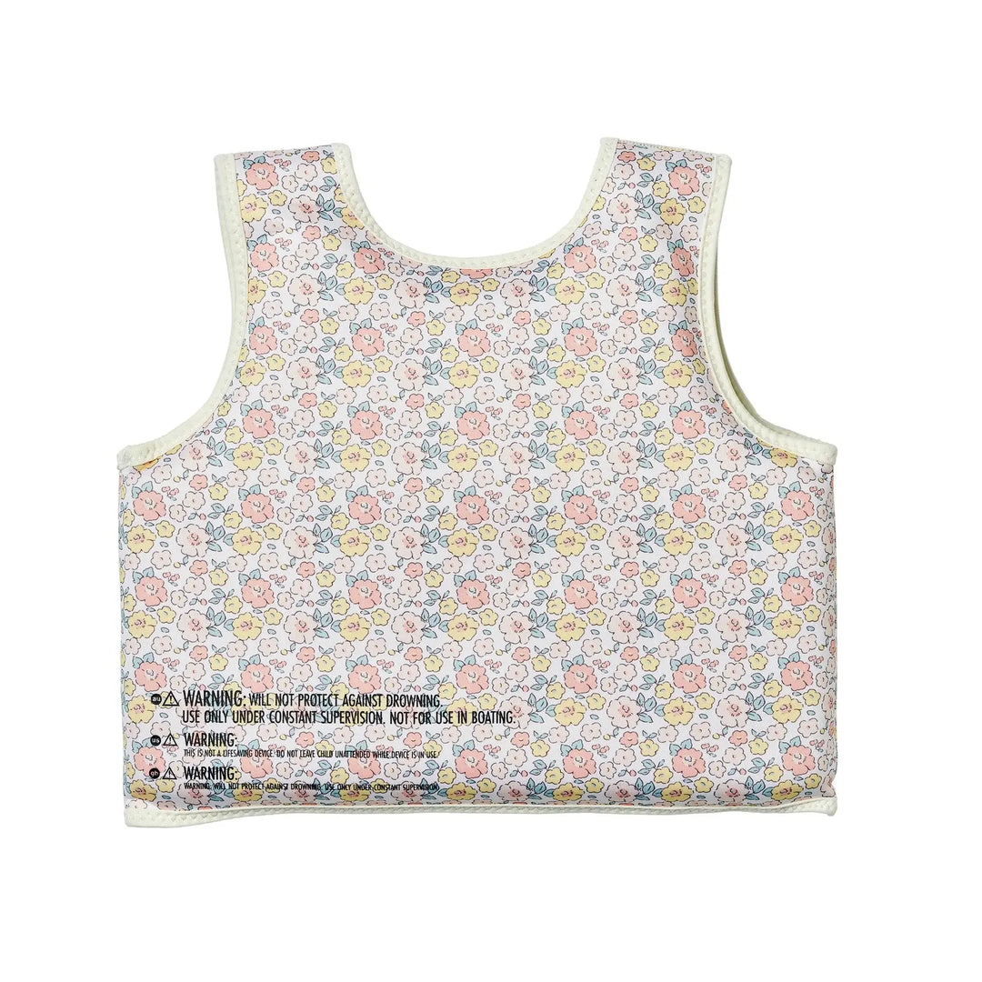 SWIM VEST 3-6 INTO THE GARDEN DITSY FLORAL SUNNYLIFE