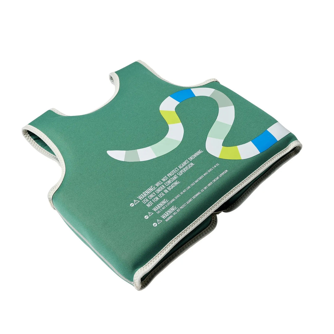 SWIM VEST 3-6 INTO THE JUNGLE GREEN SUNNYLIFE