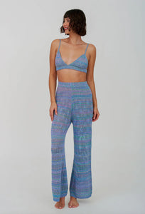 KNIT TRIANGLE TOP & PANT SET