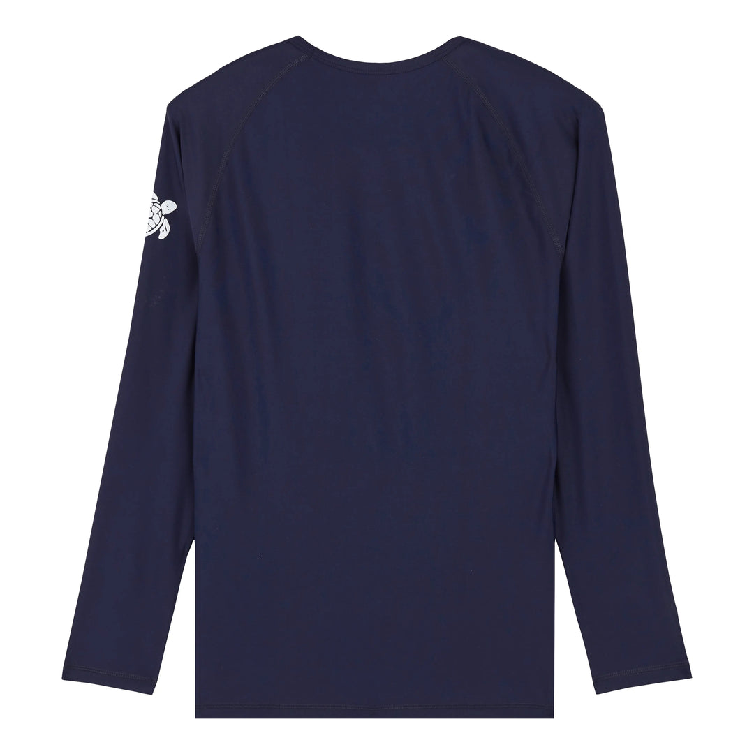T-SHIRT ANTI UV REGULAR UNI BLEU MARINE - BeachLife Concept