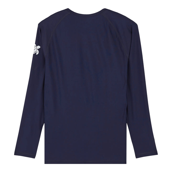 T-SHIRT ANTI UV REGULAR UNI BLEU MARINE - BeachLife Concept