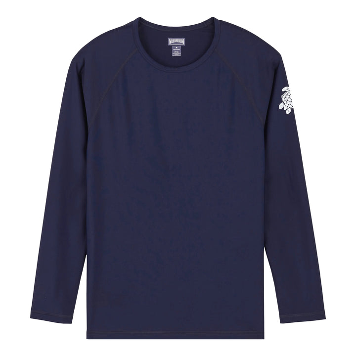 T-SHIRT ANTI UV REGULAR UNI BLEU MARINE - BeachLife Concept