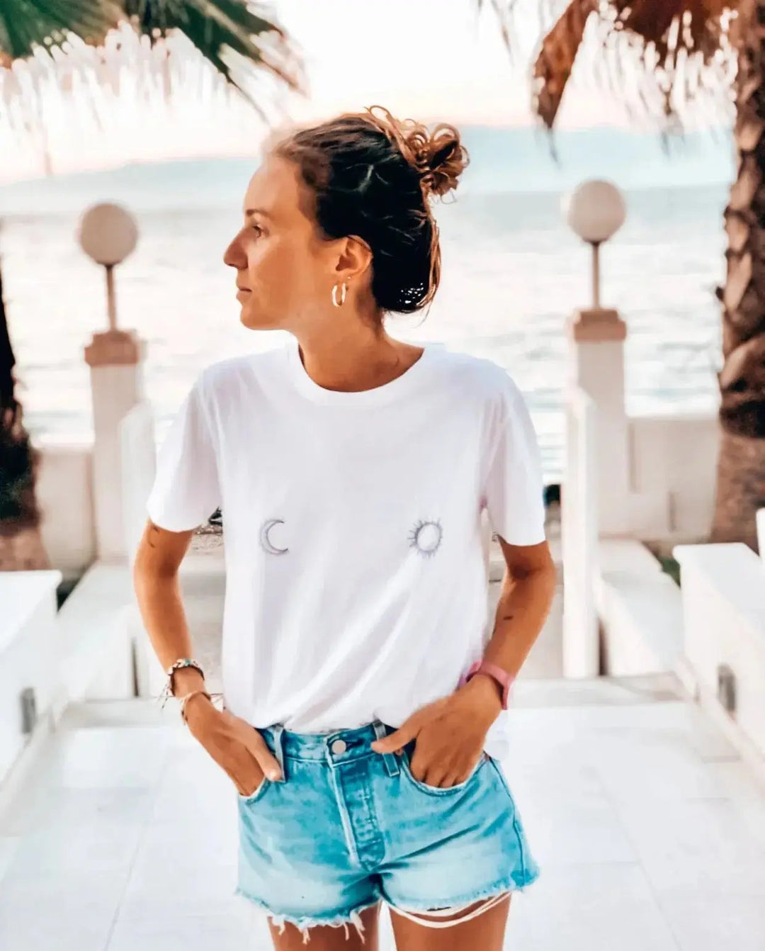 T-SHIRT FEMME LUNE / SOLEIL BeachLife Concept