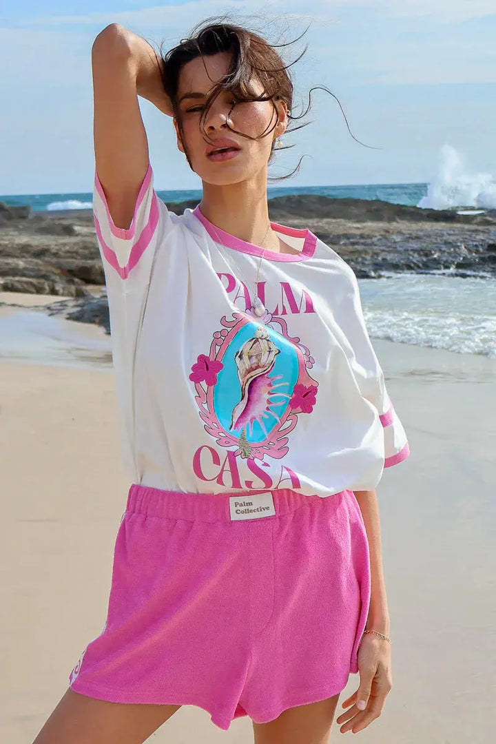 TERRY SHORT PINK BeachLife Concept