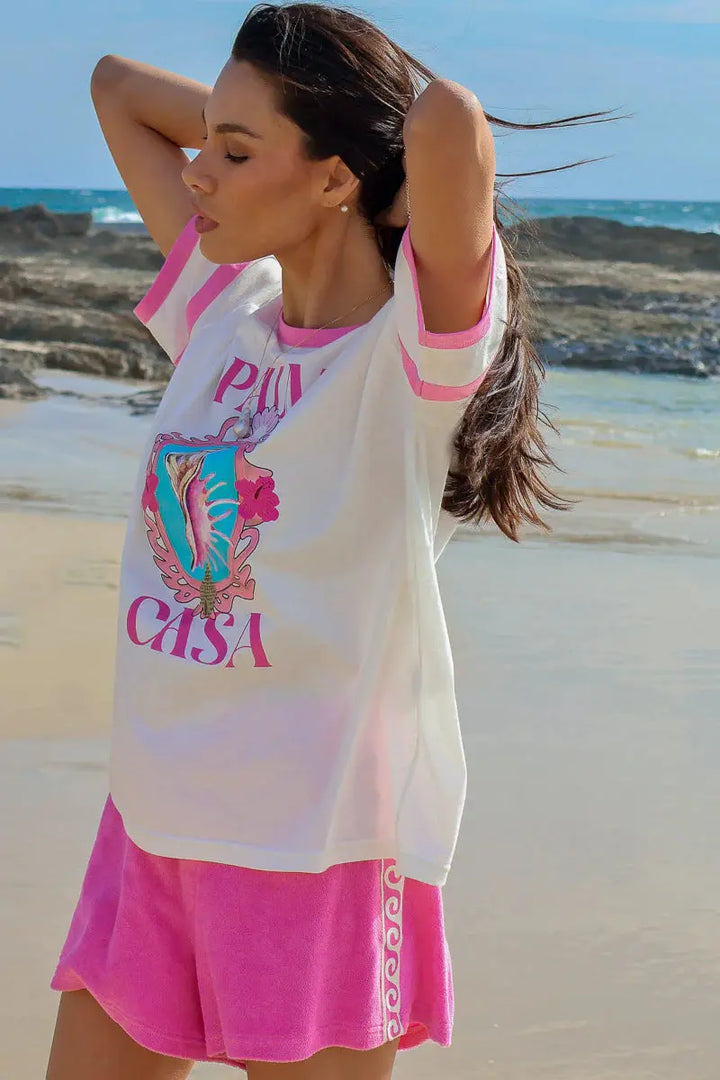 TERRY SHORT PINK BeachLife Concept