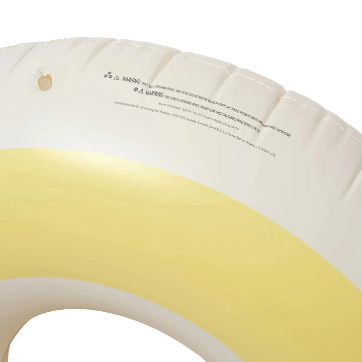 TUBE POOL RING BUTTER SUNNYLIFE